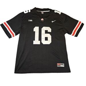 Nike Team Ohio State Buckeyes Jersey #16 Stover Men's XXL Black